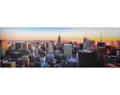 Obraz na plátně Velkoměsto, 150x50 cm