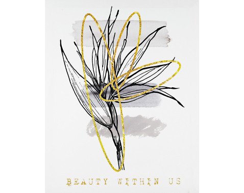 Obraz na plátně Abstrakce Beauty Within Us, 40x50 cm