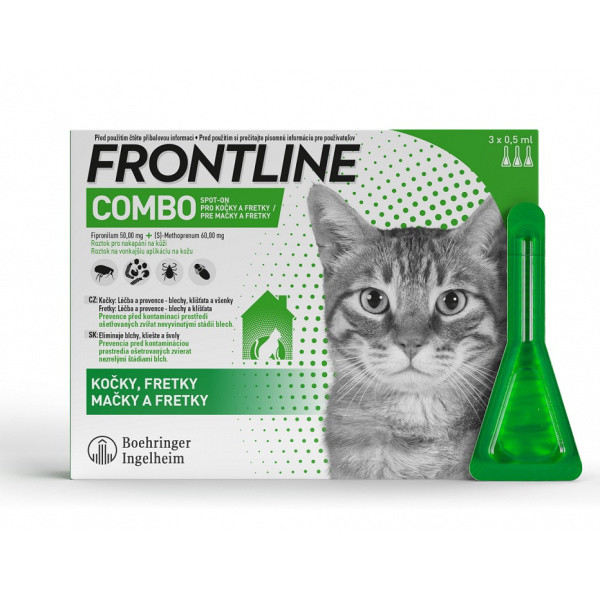 Frontline Combo Spot-on pro kočky 3ks