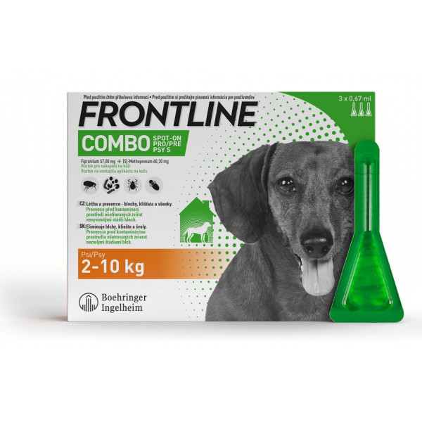 Frontline Combo Spot-on Dog S 3ks