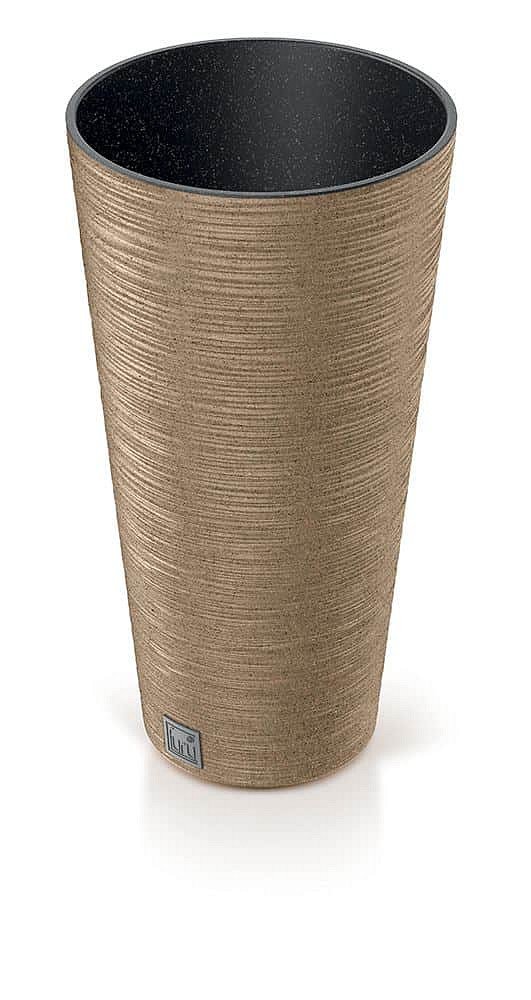 Květináč FURU SLIM ECO WOOD 30cm naturo