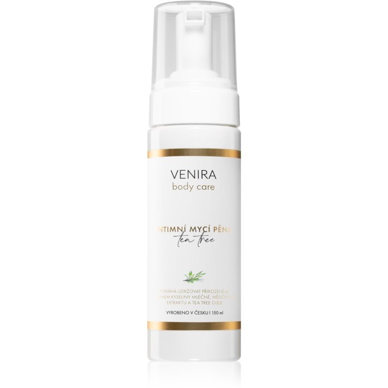 Venira Body care intimní mycí pěna mycí pěna na intimní hygienu s vůní Tea Tree 150 ml