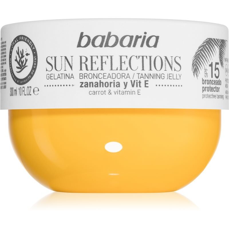 Babaria Tanning Jelly Sun Reflections ochranný gel SPF 15 300 ml