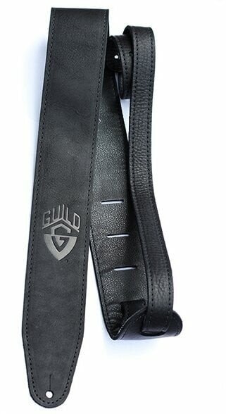 Guild Strap Standard Leather Kytarový pás Black