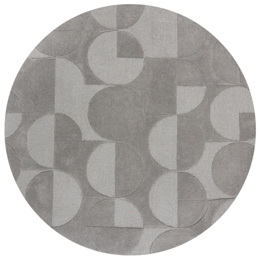 Flair Rugs koberce Kusový koberec Moderno Gigi Grey kruh - 160x160 (průměr) kruh cm Šedá