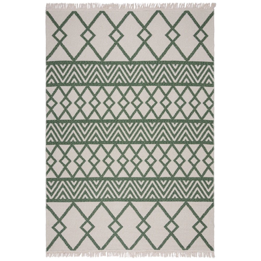 Flair Rugs koberce Kusový koberec Deuce Teo Recycled Rug Green - 120x170 cm Zelená