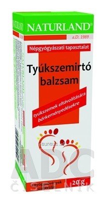 NATURLAND Magyarország Kft. Naturland ZMĚKČUJÍCÍ BALZÁM NA KUŘÍ OKA 1x20 g 20 g