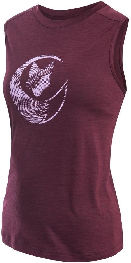 SENSOR MERINO AIR FOX dámské triko bez rukávu port red Velikost: S