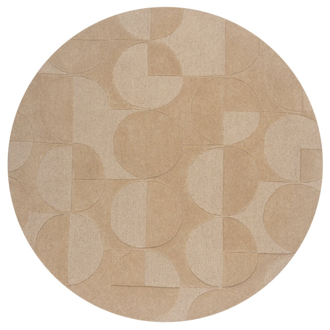 Flair Rugs koberce Kusový koberec Moderno Gigi Natural kruh - 160x160 (průměr) kruh cm Béžová