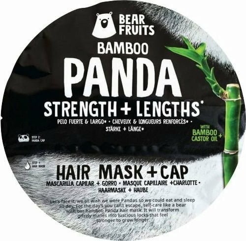 Bear Fruits Bamboo Panda Vlasová Maska + Čepice na vlasy 20 ml