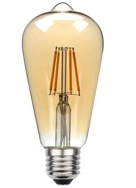 Berge LED žárovka AMBER ST64 E27 12W