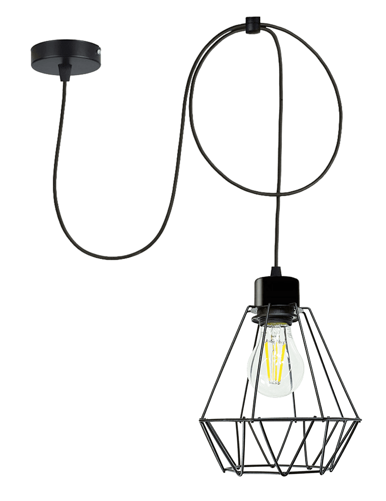 Berge Závěsné svítidlo 1x E27 DIAMOND LARGE