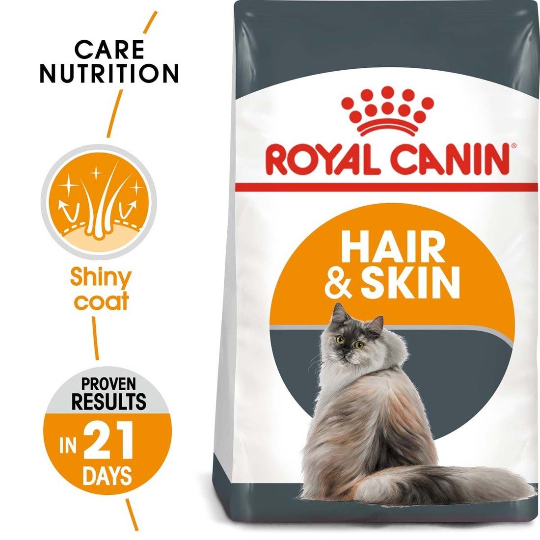 ROYAL CANIN Hair & Skin Care granule pro kočky k péči o zdravou srst 10 kg