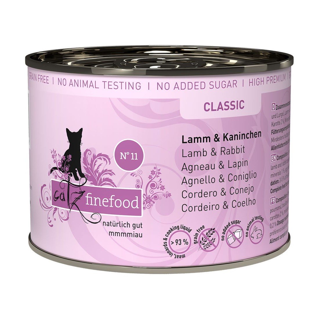 catz finefood No. 11 jehněčí a králík 24 × 200 g