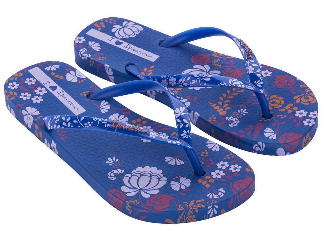 Ipanema Flower Bomb 26890-AE074 Dámské žabky modré 35-36
