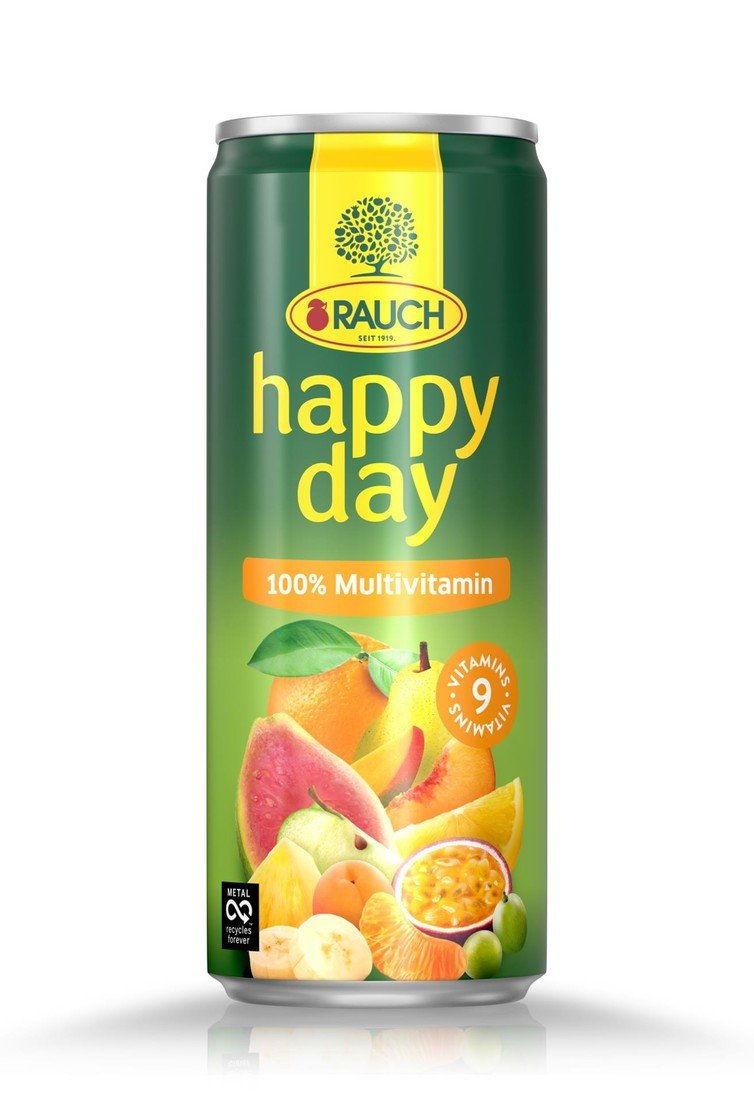 Happy Day Džus Happy Day - multivitamin, 24x 0,33 l, plech