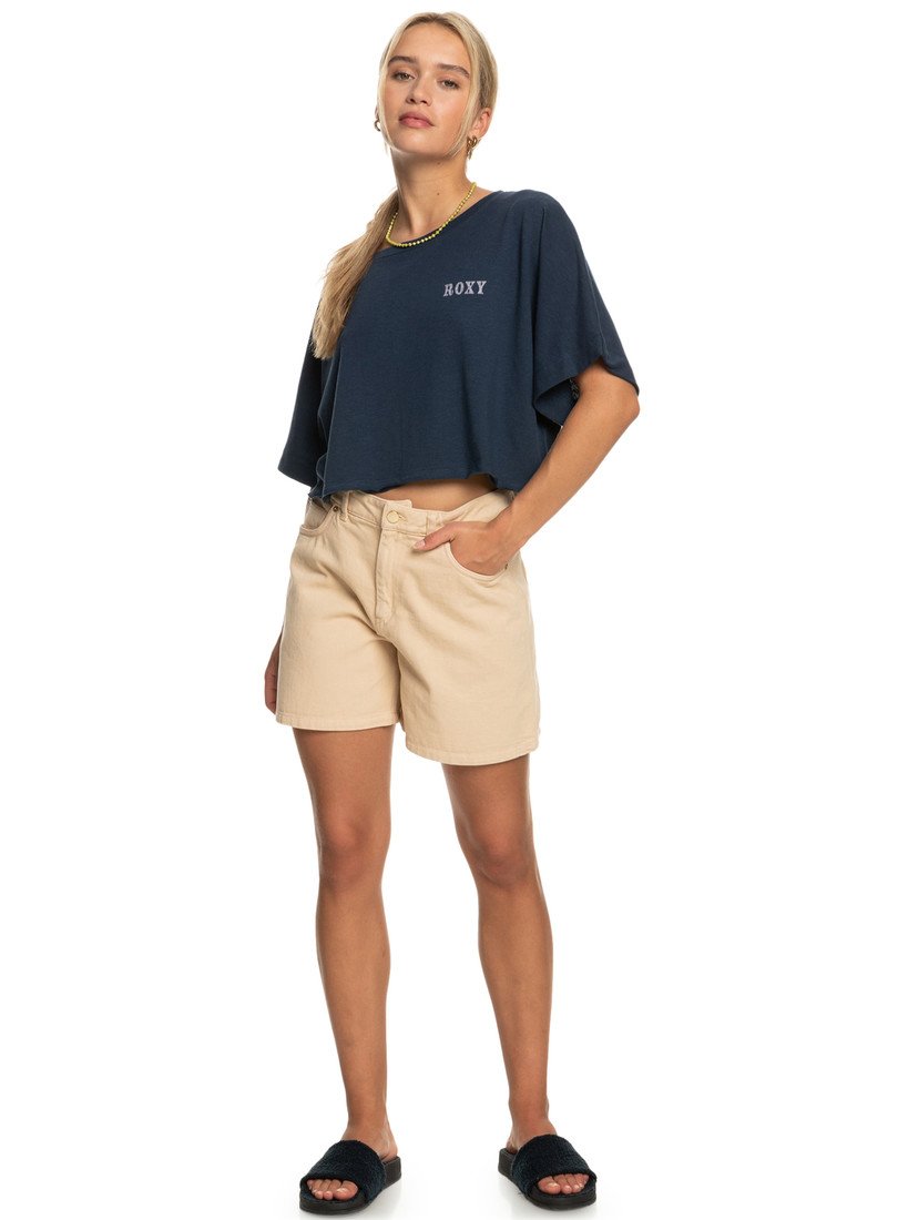 Dámské crop tričko Roxy TIKI & SURF TEE A