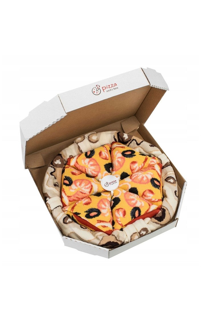 Rainbow Socks Pizza 4 páry mořských plodů