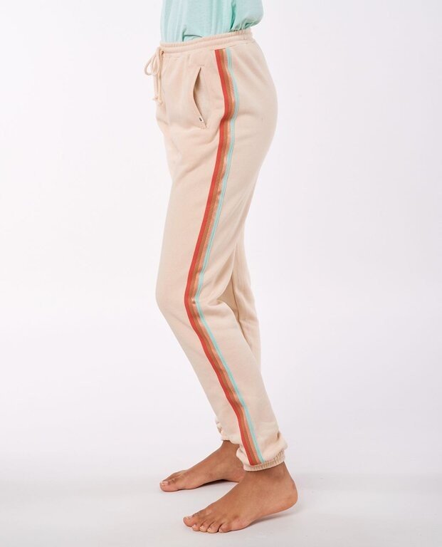 Tepláky Rip Curl STRIPED TRACKPANT  Off White