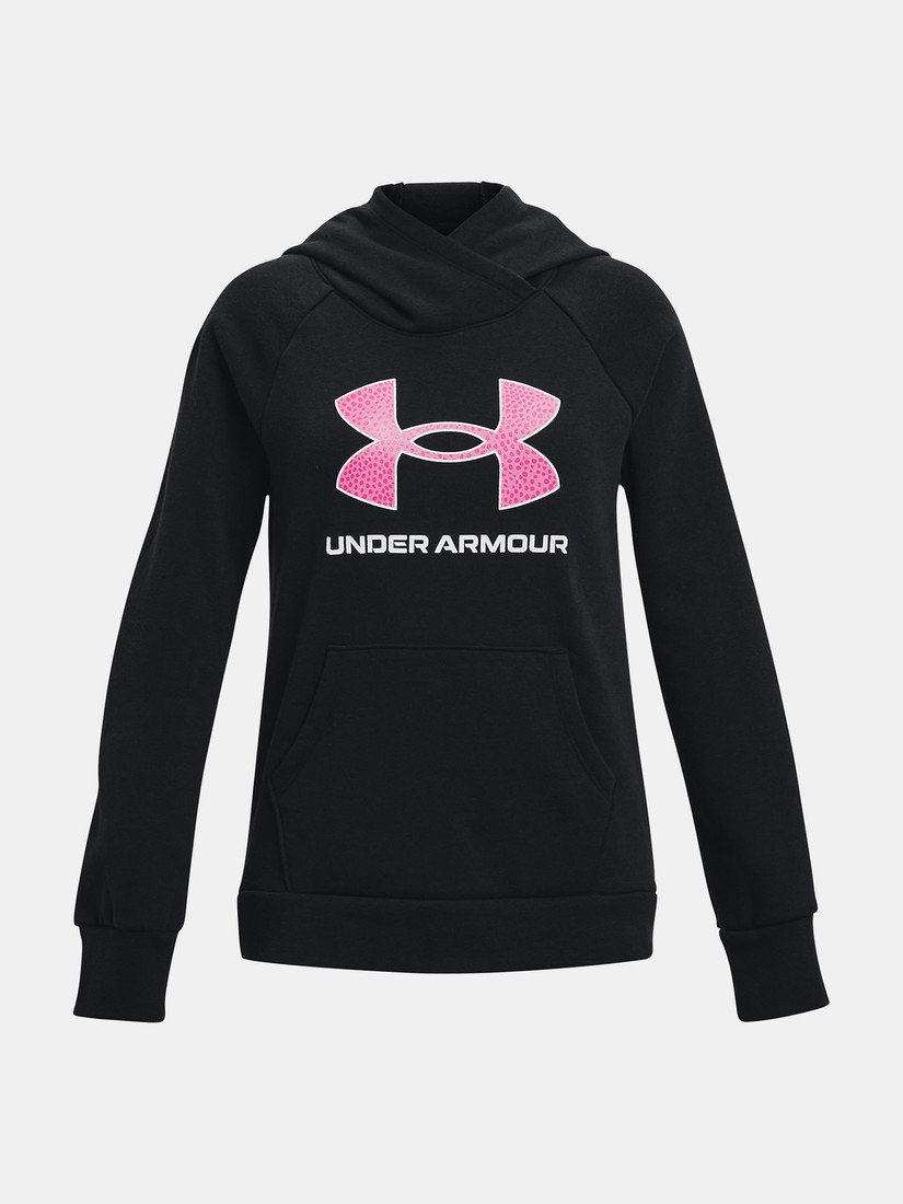 Under Armour Mikina Rival Fleece BL Hoodie-BLK - Holky