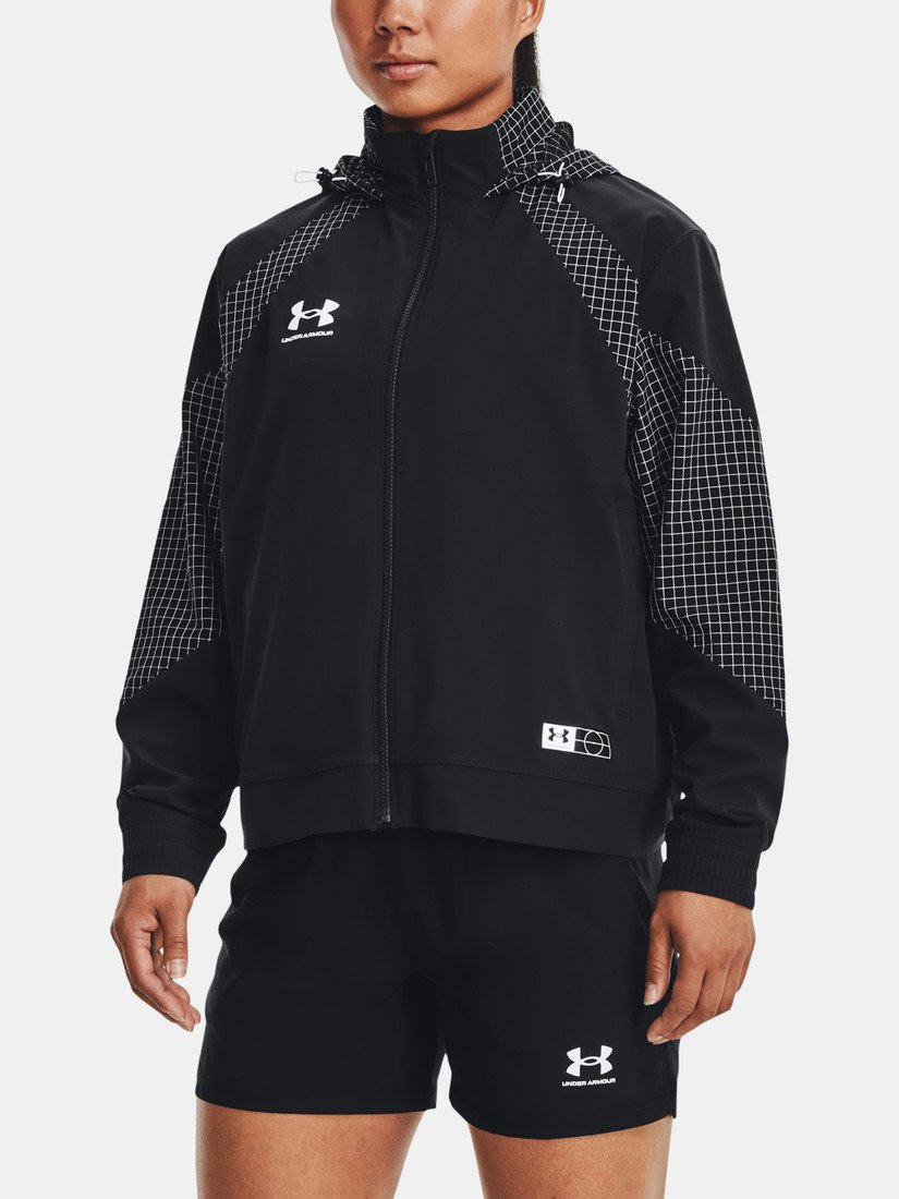 Under Armour Bunda UA W Accelerate Track Jacket-BLK - Dámské