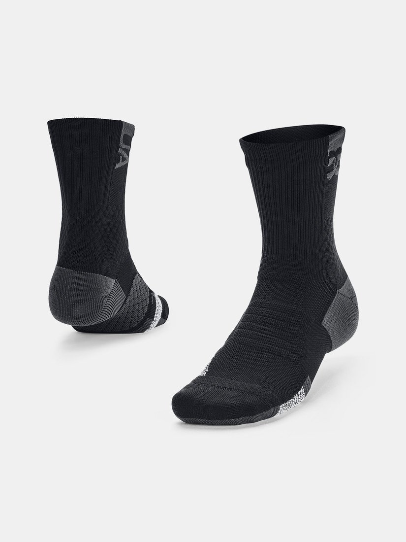 Under Armour Ponožky UA  AD Playmaker 1pk Mid-BLK - unisex