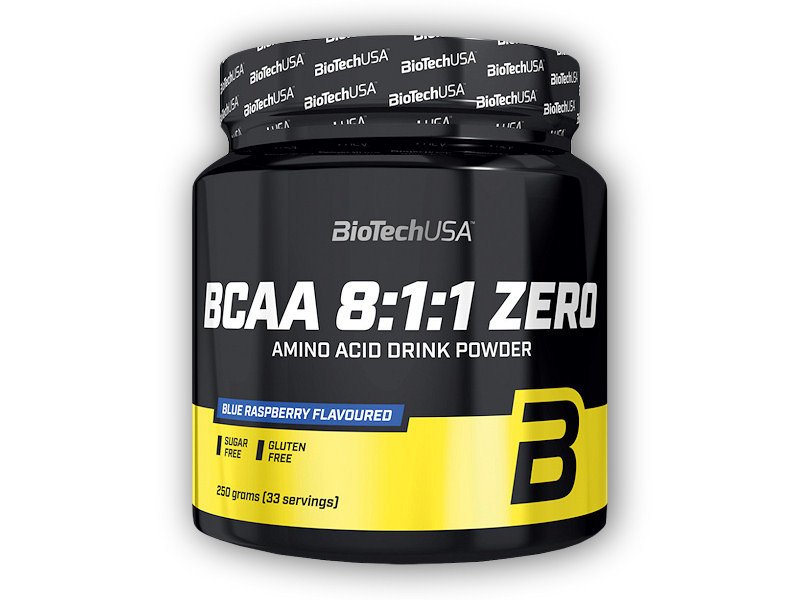BioTech USA BCAA 8:1:1 Zero 250g Varianta: broskvový ledový čaj