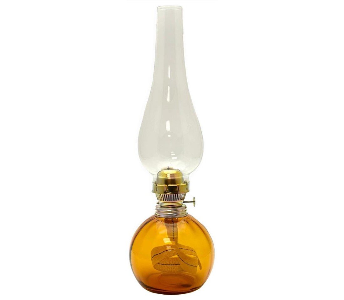 Floriánova huť Petrolejová lampa BASIC 38 cm hnědá