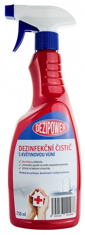 DEZIPOWER dezinfekční čistič s květinovou vůní 750 ml - DEZIPOWER