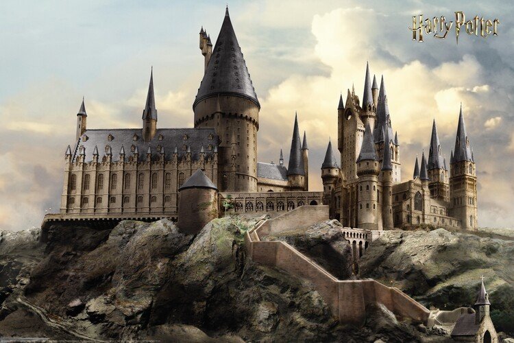 POSTERS Plakát, Obraz - Harry Potter - Hogwarts, (80 x 120 cm)