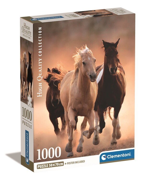 CLEMENTONI Puzzle Running Horses