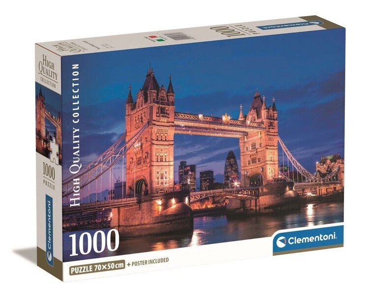 CLEMENTONI Puzzle Tower Bridge at Night