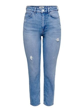 ONLY Dámské džíny ONLEMILY Straight Fit 15249500 Light Blue Denim 25/30