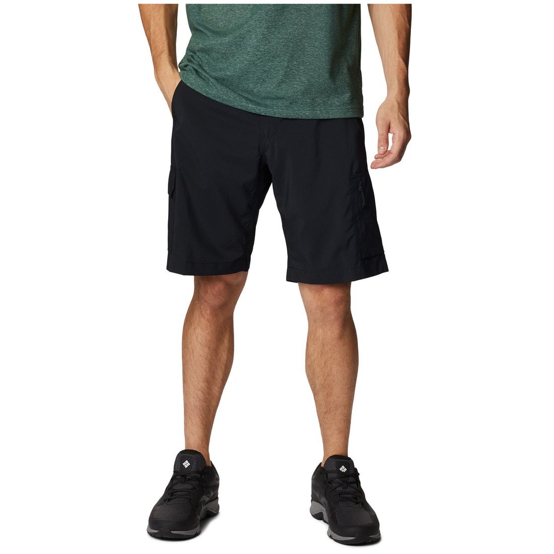 Pánské kraťasy Columbia Silver Ridge™ Utility Cargo Short Velikost: L / Barva: černá