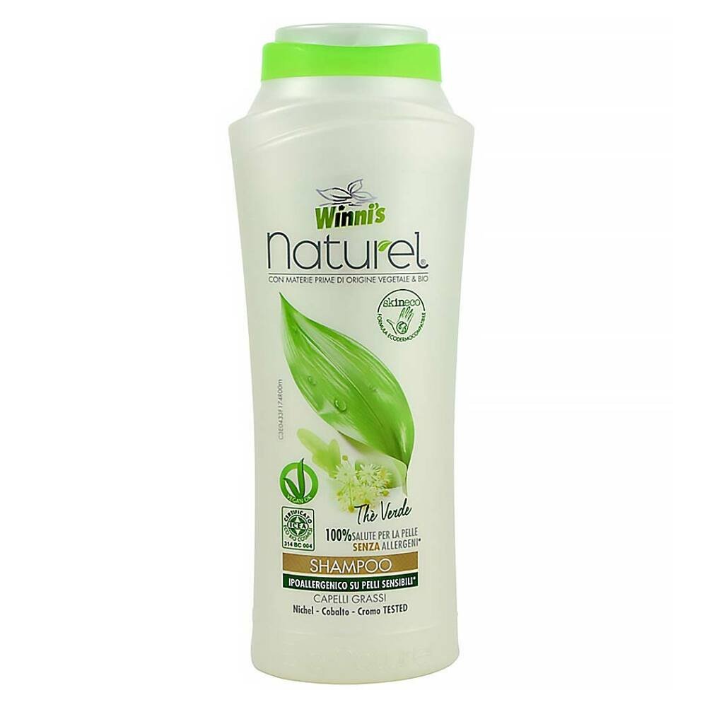 WINNI'S NATUREL Šampón se zeleným čajem na mastné vlasy 250 ml