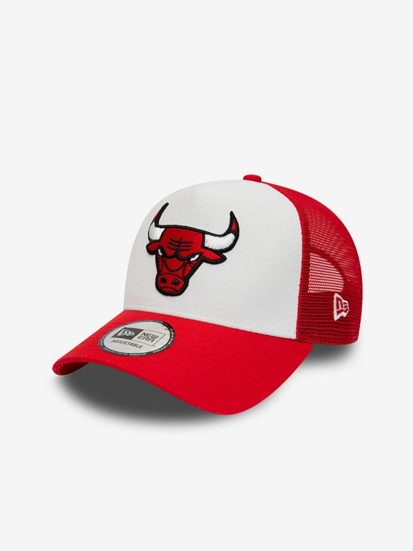 New Era Chicago Bulls Team A-Frame Trucker Kšiltovka Červená