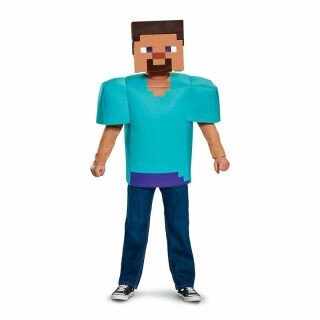 Minecraft kostým Steve 10-12 let