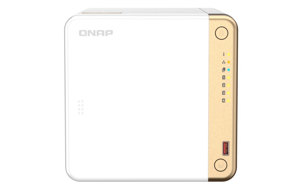 QNAP TS-462-4G (2core 2,9GHz, 4GB RAM, 4x SATA, 2x M.2 NVMe, 1x PCIe, 1x HDMI 4K, 1x 2,5GbE, 4x USB)