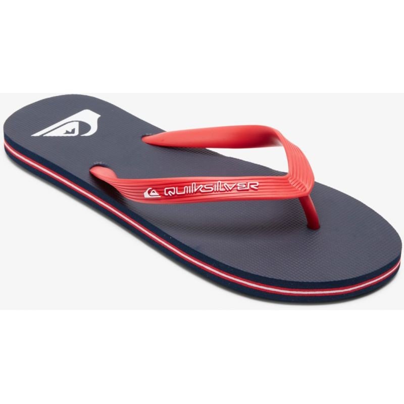 ŽABKY QUIKSILVER MOLOKAI CORE - červená - US 10