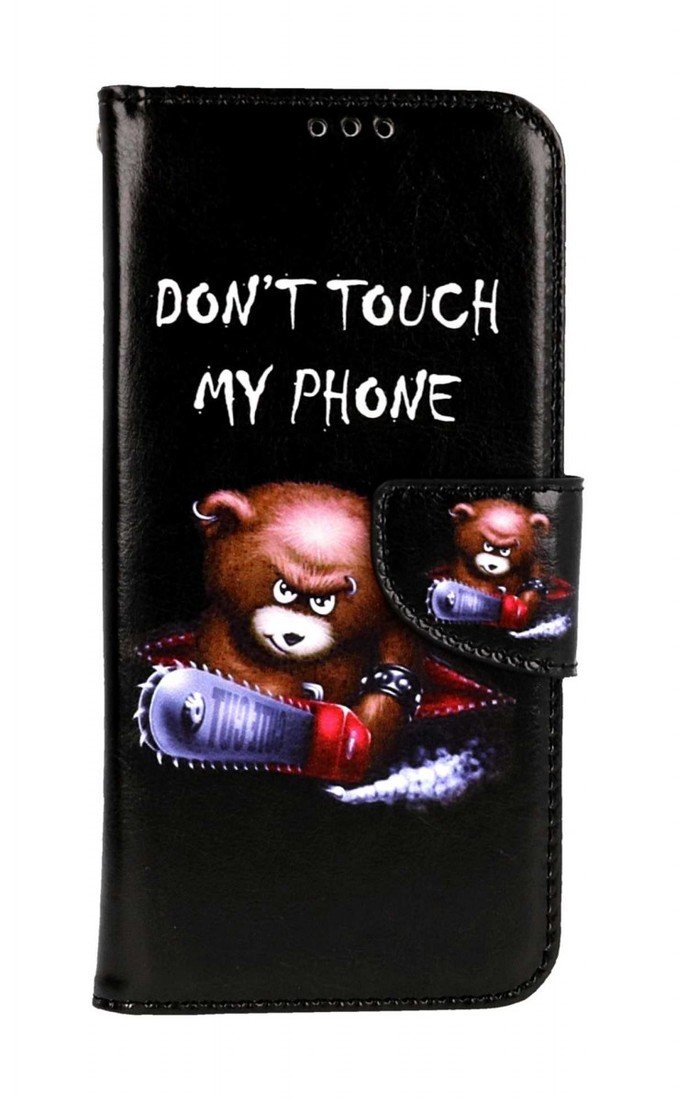 Pouzdro TopQ Samsung A34 knížkové Don't Touch méďa 94083
