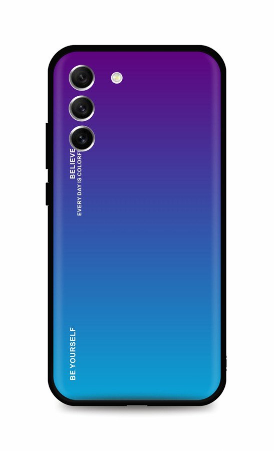Kryt TopQ LUXURY Samsung S22 Plus pevný duhový purpurový 93458