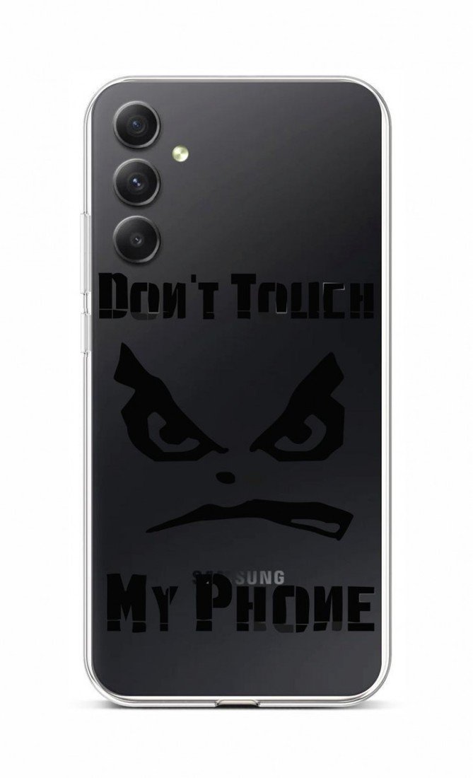 Kryt TopQ Samsung A34 Don't Touch průhledný 93176