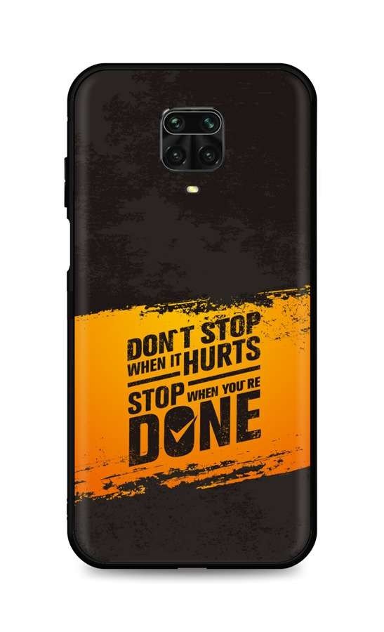 Kryt TopQ Xiaomi Redmi Note 9 Pro silikon Don't Stop 54162