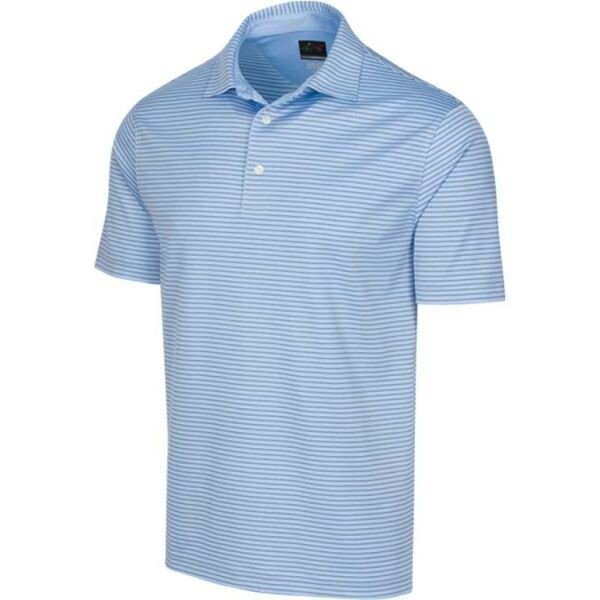 GREGNORMAN PROTEK ML75 STRIPE POLO Pánské golfové polo triko, modrá, velikost XXL