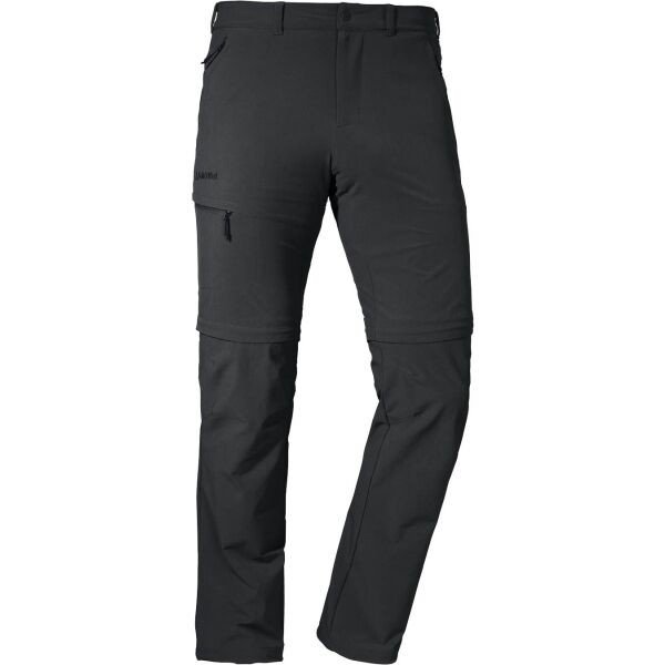 Schöffel KOPER 1 ZIP OFF Odepínatelné hikingové kalhoty, černá, velikost 60