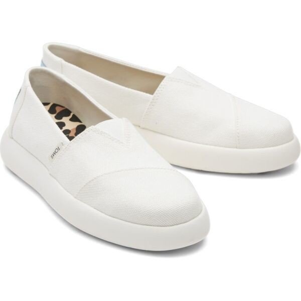 TOMS HERITAGE CANVAS WM ALPAMA SNEAK Dámské slip-on, bílá, velikost 39