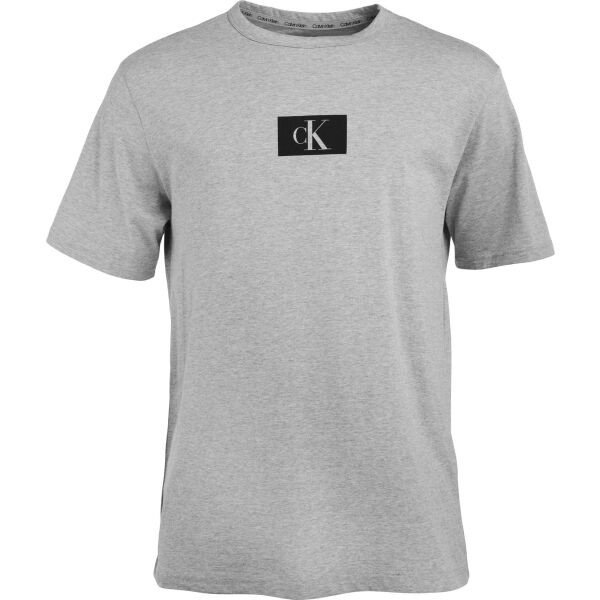 Calvin Klein '96 GRAPHIC TEES-S/S CREW NECK Pánské tričko, šedá, velikost S