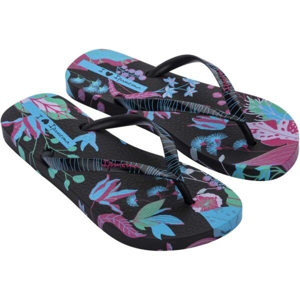 Ipanema FLOWER BOMB Dámské pantofle, černá, velikost 37