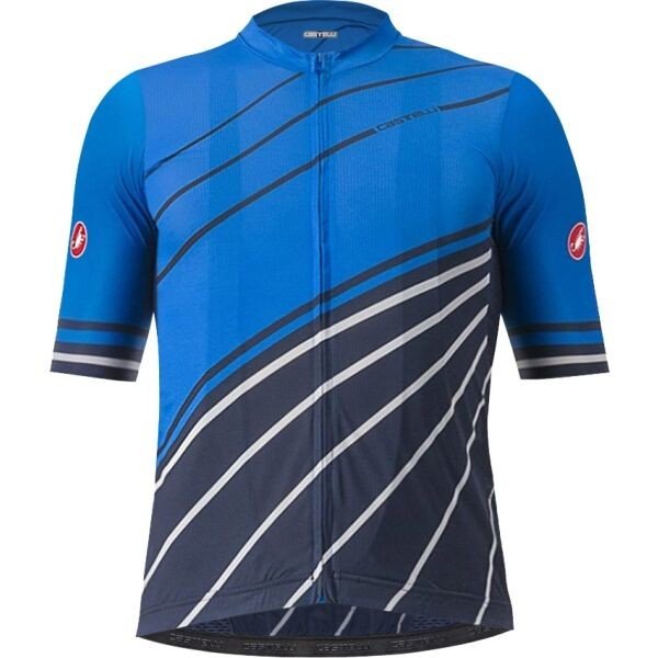 Castelli SPEED STRADA Pánský cyklistický dres, modrá, velikost L