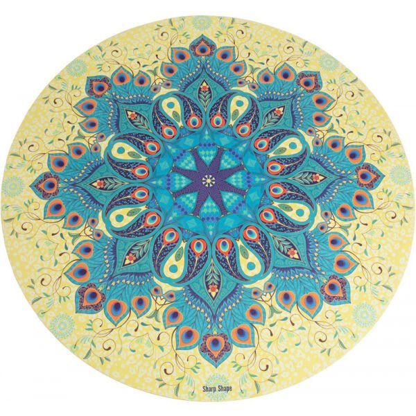 SHARP SHAPE ROUND YOGA MAT GOA Jogamatka, žlutá, velikost UNI